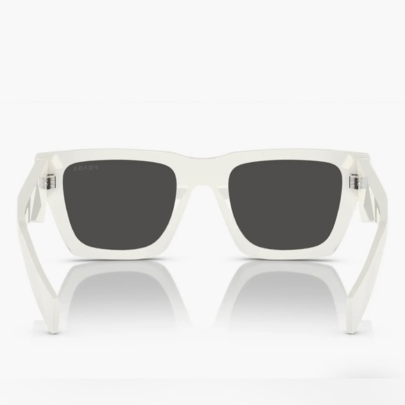 Prada White Pillow Sunglasses + Case - Picture 5 of 7